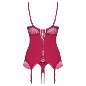 Corset Roșu Obsessive Rosalyne S-M