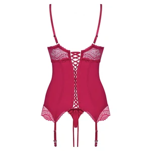 Corset Roșu Obsessive Rosalyne S-M