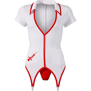 Costum Cottelli Collection Nurses Dress Alb S