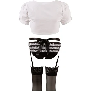 Costum Emmalyn Menajeră Cottelli Collection Negru S
