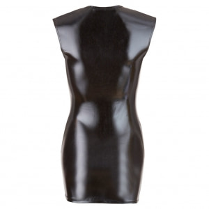 Costum Latex Damă Wetlook With Zip Negru M