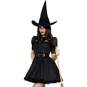 Costum Leg Avenue Bewitching Witch Negru M
