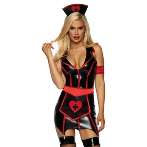 Costum Leg Avenue Naughty Nurse Roșu Costum Leg Avenue Naughty Nurse Roșu pe Denysa.ro