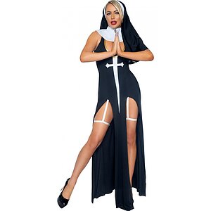 Costum Leg Avenue Sultry Sinner Negru pe Denysa.ro