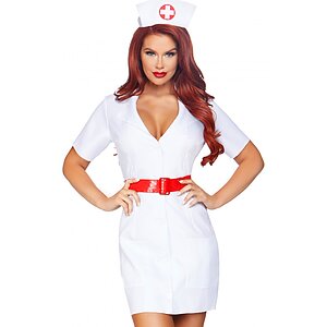 Costum Leg Avenue TLC Nurse Alb S