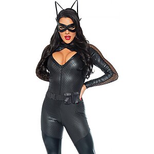 Costum Leg Avenue Wicked Kitty Negru L