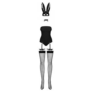 Costum Obsessive Bunny Love Negru S-M