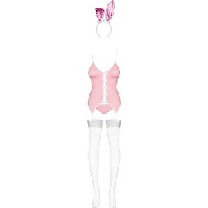 Costum Obsessive Bunny Suit Roz pe Denysa.ro