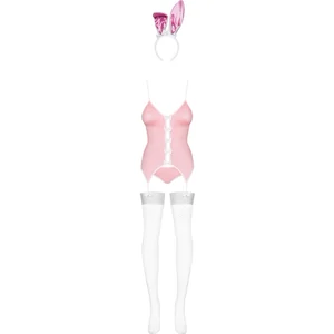 Costum Obsessive Bunny Suit Roz Costum Obsessive Bunny Suit Roz pe Denysa.ro