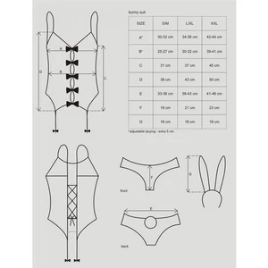 Costum Obsessive Bunny Suit Roz S-M