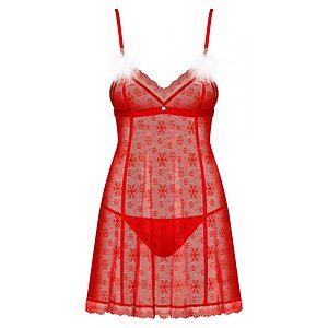 Costum Obsessive Claussica Roșu pe Denysa.ro