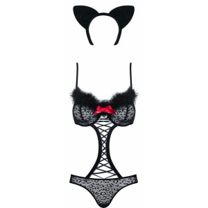 Costum Obsessive Gepardina Negru S-M