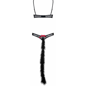 Costum Obsessive Gepardina Negru S-M