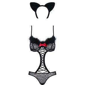Costum Obsessive Gepardina Negru pe Denysa.ro