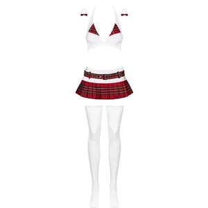 Costum Obsessive Schooly Alb S-M