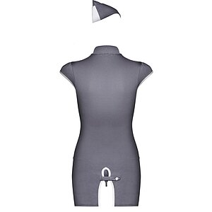 Costum Obsessive Stewardesă Gri L-XL