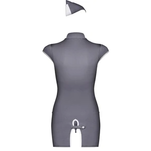 Costum Obsessive Stewardesă Gri L-XL