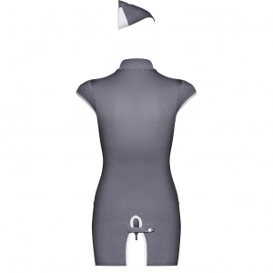 Costum Obsessive Stewardesă Gri S-M