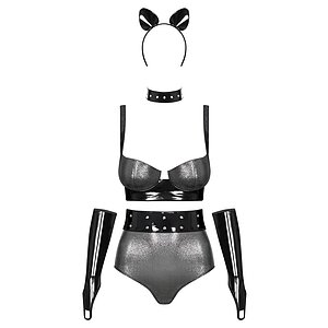 Costum Pisicuta Obsessive Silveria Gri S-M