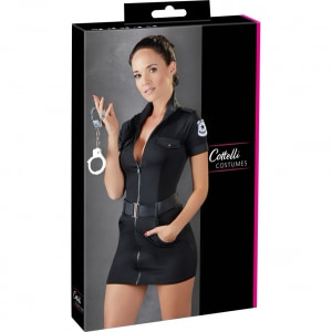 Costum Polițistă Exigentă Cottelli Collection Negru S