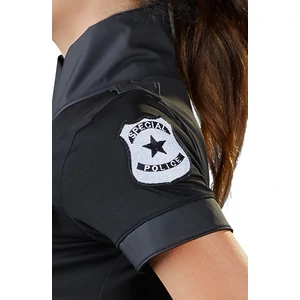 Costum Polițistă Exigentă Cottelli Collection Negru L