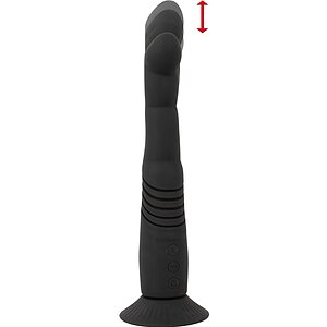 Couples Choice Vibrator Împingeri Punct G și Prostată 9x9 Negru pe Denysa.ro