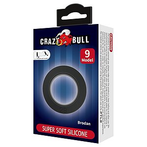 Crazy Bull Brodan Inel Din Silicon Negru Flexibil