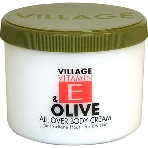 Cremă Corp Cu Vitamină E Și Măsline Village Cosmetics 500ml