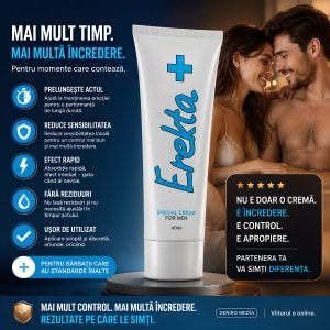 Cremă Ejaculare Precoce Erekta Plus 40ml