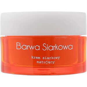 Cremă facială matifiantă și antibacteriană cu sulf Barwa pe Denysa.ro