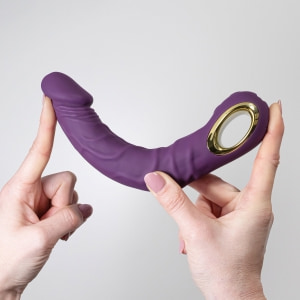 Crushious Magnus Viola Vibrator Realist Reîncărcabil Mov