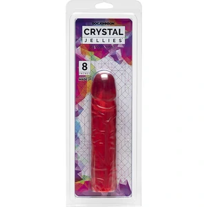 Crystal Jellies Dildo Classic 20.3cm Roz