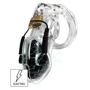 Cușcă Penis Electrică Discretă cu Telecomandă Transparent Cușcă Penis Electrică Discretă cu Telecomandă Transparent pe Denysa.ro