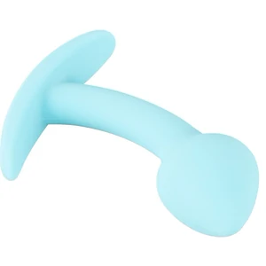 Cuties Plug Albastru — Mini Plug silicon 7.1 cm Discret