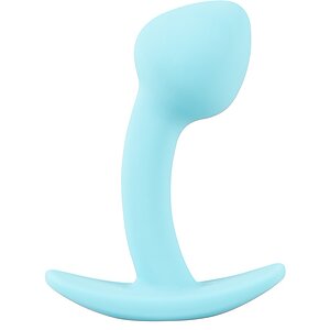 Cuties Plug Albastru — Mini Plug silicon 7.1 cm Discret pe Denysa.ro