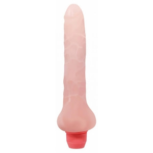 Debra Flexi Vibe Flesh - Vibrator Realist Flexibil 17 cm pe Denysa.ro