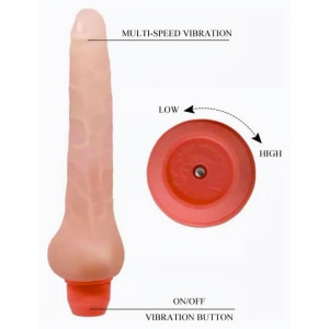 Debra Flexi Vibe Flesh - Vibrator Realist Flexibil 17 cm