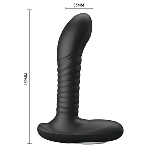 Debra Mr. Play Masator Prostată – 12 Vibrații, 3 Rotații Negru
