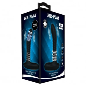 Debra Mr. Play Masator Prostată – 12 Vibrații, 3 Rotații Negru