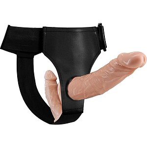 Strap On Dublu Pentru Stimulare Comuna Cuplu