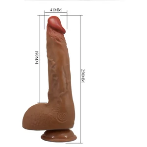 Debra Wilks 25cm Rotativ cu Vibrații și Ventuză