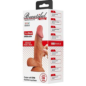 Dildo Realistic Din Tpr Cu Baza Ventuza