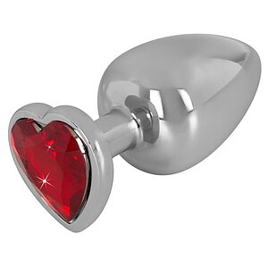 Diamond Anal Plug Large Argintiu pe Denysa.ro