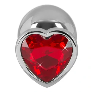 Diamond Anal Plug Large Argintiu