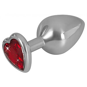 Plug Anal Argintiu Conic Cu Bijuterie