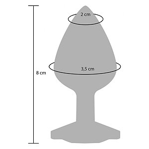 Plug Anal Diamond Jewel Medium Roz