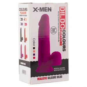 Dildo 19cm Colours Pleasure 1 Negru