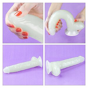 Dildo 26cm Lumino Play Alb