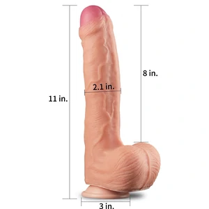 Dildo 28cm Dual Layer Platinum