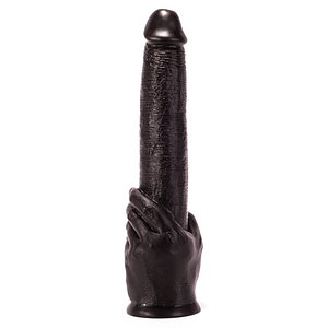 Dildo 33 Cm Cu Ventuza Negru